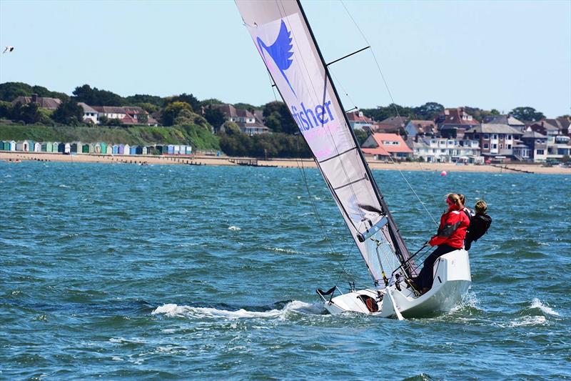 RS21s at the Women's Open Keelboat Championship photo copyright Trevor Pountain taken at Hamble River Sailing Club and featuring the RS21 class