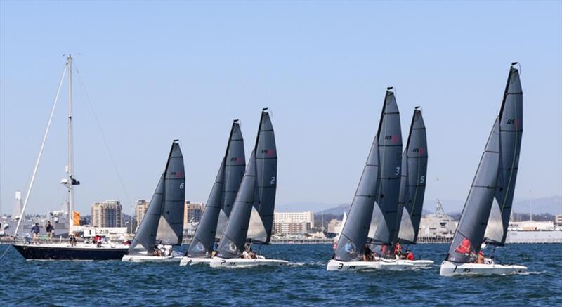 Startline - San Diego NOOD Regatta photo copyright RS Sailing taken at San Diego Yacht Club and featuring the RS21 class