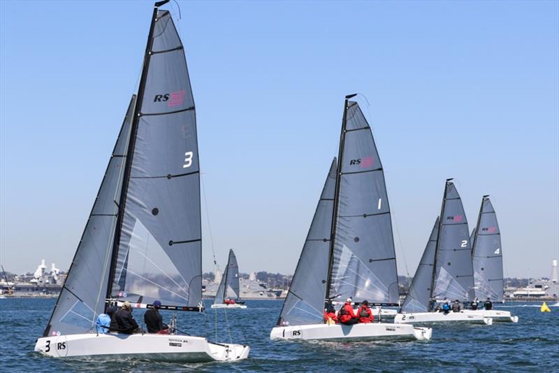 The RS21 'Six Pack' prepares for the Annapolis Helly Hansen NOOD Regatta photo copyright RS Sailing taken at Annapolis Yacht Club and featuring the RS21 class