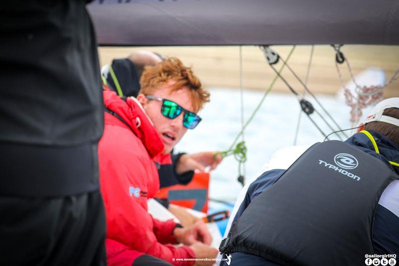 Blind Sailing UK race in the finals of the British Keelboat League 2019 photo copyright Nic Douglass / www.AdventuresofaSailorGirl.com taken at Queen Mary Sailing Club and featuring the RS21 class