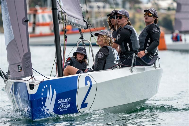 SAILING Champions League Asia Pacific Southern Qualifiers - TAZ Racing Team 2nd overall and top youth team photo copyright Beau Outteridge taken at Royal Geelong Yacht Club and featuring the RS21 class