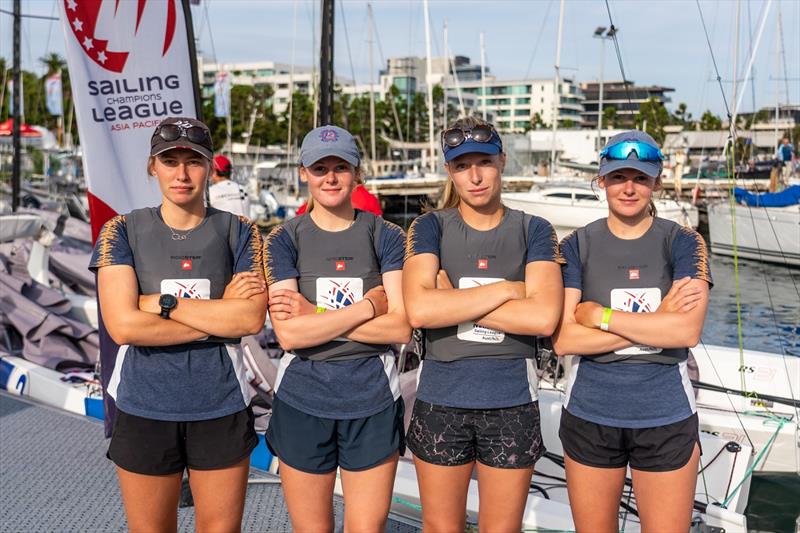 SAILING Champions League Asia Pacific Southern Qualifiers - RBYC winning women's team skippered by Laura Harding photo copyright Beau Outteridge taken at Royal Geelong Yacht Club and featuring the RS21 class