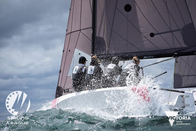 The Blairgowrie Yacht Squadron made it into the finals and finished fourth overall - SCL Southern Qualifier photo copyright Harry Fisher taken at Mornington Yacht Club and featuring the RS21 class