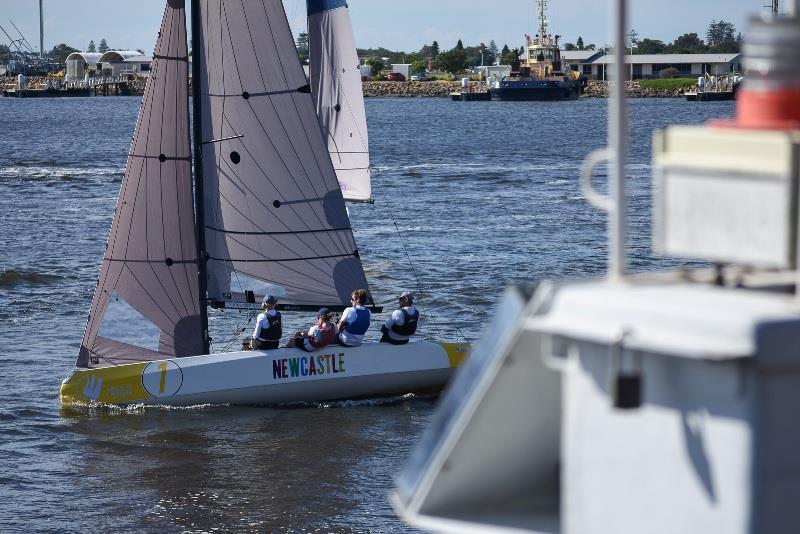 SAILING Champions League Final day 2 photo copyright Harry Fisher taken at Newcastle Cruising Yacht Club and featuring the RS21 class