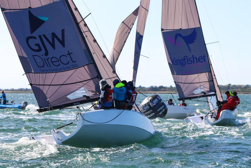 Royal Hospital School competing in the 2020 British Keelboat League final photo copyright BKL taken at  and featuring the RS21 class