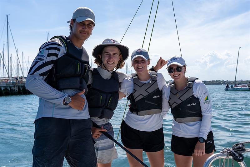 Sailing Champions League debuts at 2022 Festival of Sails  photo copyright Down Under Sail taken at Royal Geelong Yacht Club and featuring the RS21 class