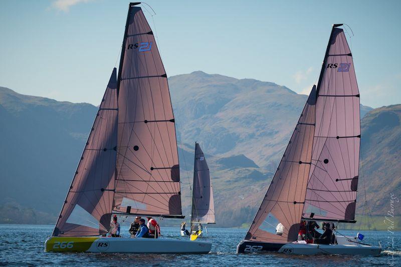 RYA Winter Match Racing Series event 3 at Ullswater photo copyright Phil Burrage taken at Ullswater Yacht Club and featuring the RS21 class