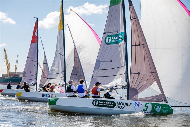 SailFest Newcastle Regatta photo copyright Salty Dingo taken at Newcastle Cruising Yacht Club and featuring the RS21 class