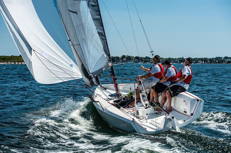 A fleet of 21-foot RS21s - Resolute Cup photo copyright RS Sailing taken at New York Yacht Club and featuring the RS21 class