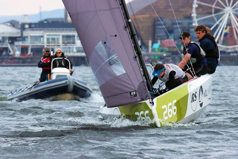 RYA Harken Youth Match Racing Championship 2022 at Cardiff Bay photo copyright RYA taken at Cardiff Bay Yacht Club and featuring the RS21 class