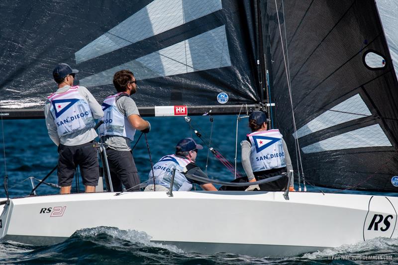 2022 Resolute Cup day 1 photo copyright Paul Todd / www.outsideimages.com taken at New York Yacht Club and featuring the RS21 class