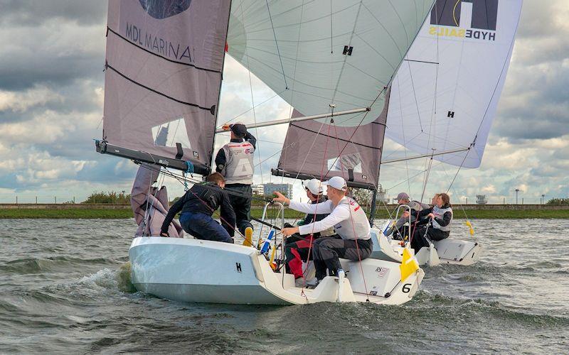 Entries are now open for the RYA Winter Match Racing Series photo copyright Freddie Cardew-Smith taken at Queen Mary Sailing Club and featuring the RS21 class