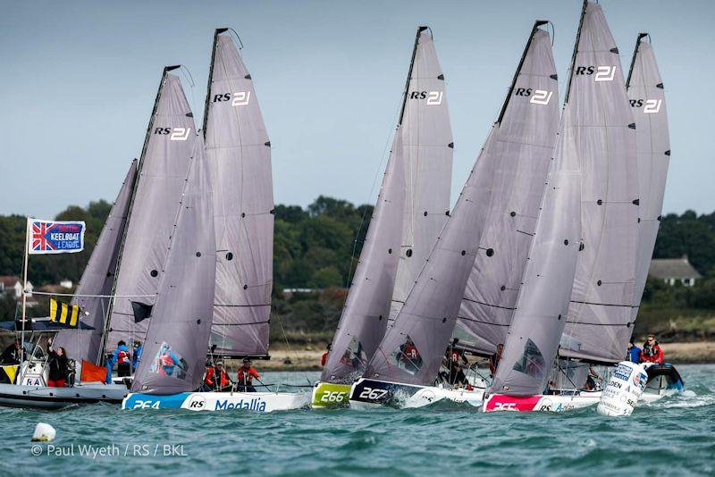 British Keelboat League 2022 photo copyright Paul Wyeth / www.pwpictures.com taken at  and featuring the RS21 class