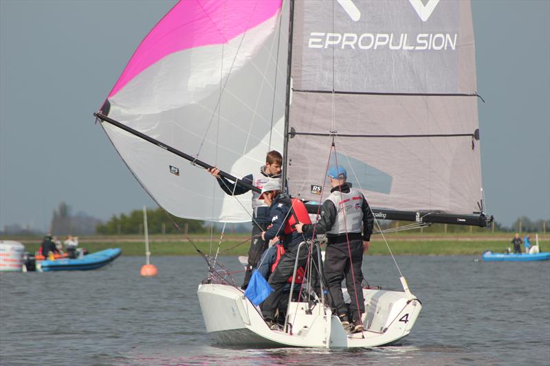 The Rory Cheetham Cup 2023 photo copyright Gabby Clifton taken at Queen Mary Sailing Club and featuring the RS21 class