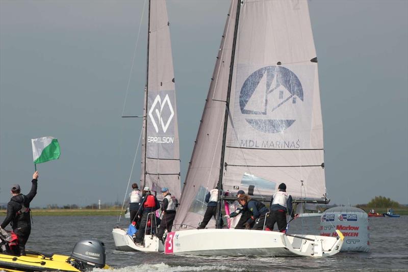 The Rory Cheetham Cup 2023 photo copyright Gabby Clifton taken at Queen Mary Sailing Club and featuring the RS21 class