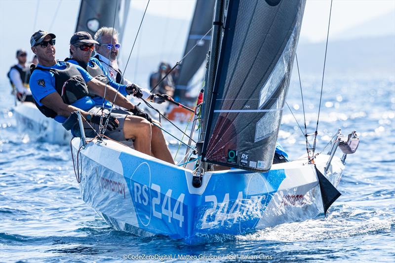 RS21 World Championship 2023 in Sardinia photo copyright Code Zero Digital & Studios taken at Yacht Club Porto Rotondo and featuring the RS21 class