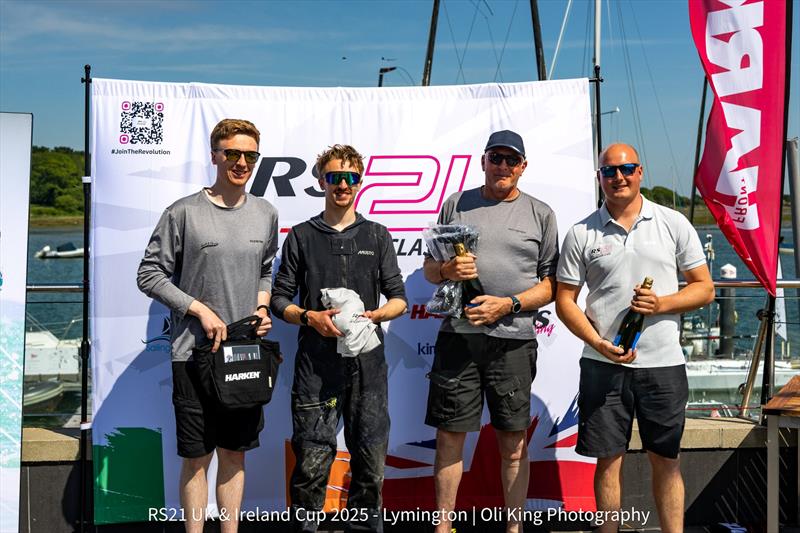 RS21 UK & Ireland Cup 2025 Round 2 at Royal Lymington YC - photo © Oli King Photography