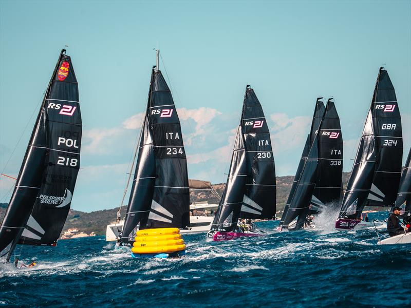 RS21 World Championship 2025 photo copyright Code Zero Digital for RS Sailing taken at Yacht Club Porto Rotondo and featuring the RS21 class