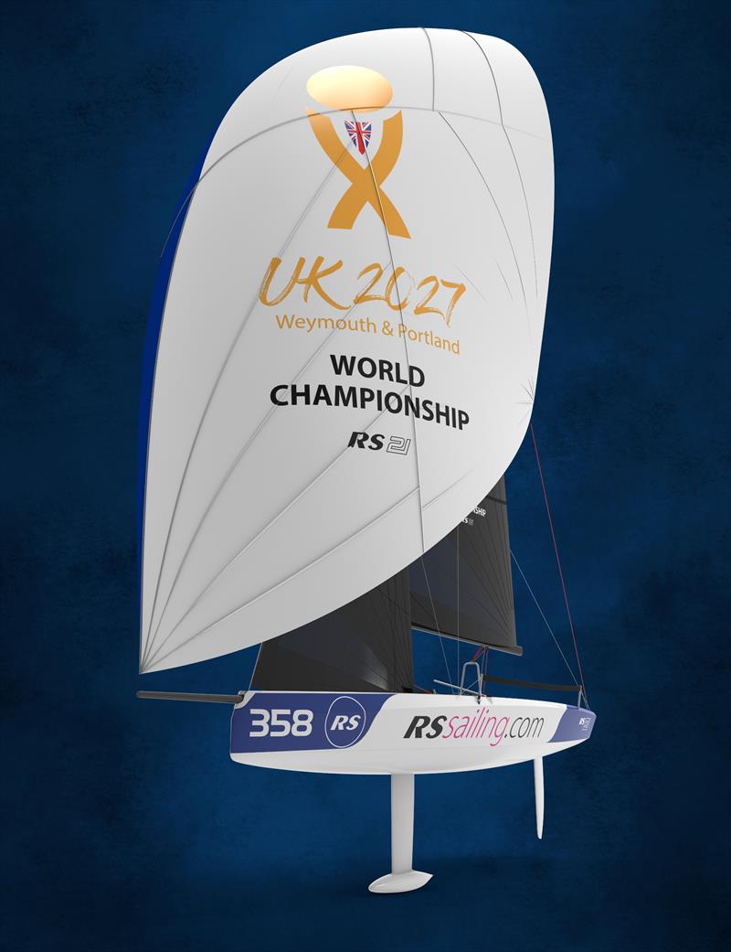 RS21 Worlds 2027 Spinnaker - photo © Code Zero Digital