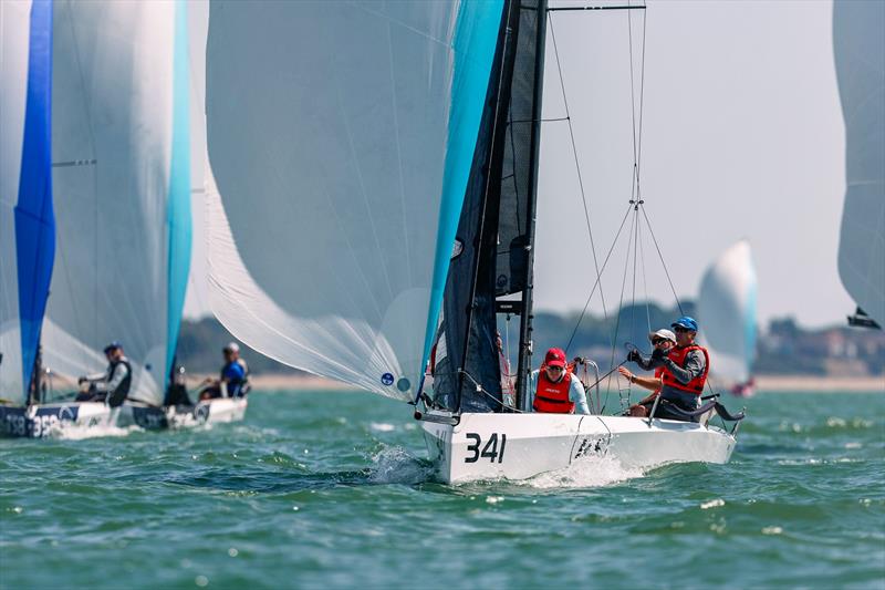 RS21 UK & IE Cup and Round 3 of the RS21 EuroCup at North Sails Cowes Week - photo © Martin Allen & Paul Wyeth