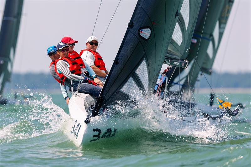 RS21 UK & IE Cup and Round 3 of the RS21 EuroCup at North Sails Cowes Week - photo © Martin Allen & Paul Wyeth