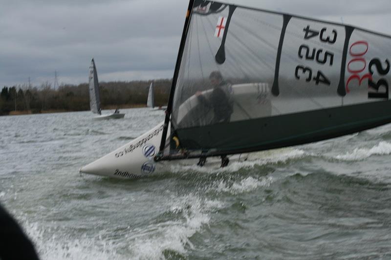 In and over during the Magic Marine RS300 Spring Championship at Stewartby Water photo copyright Jon Finch taken at Stewartby Water Sailing Club and featuring the RS300 class