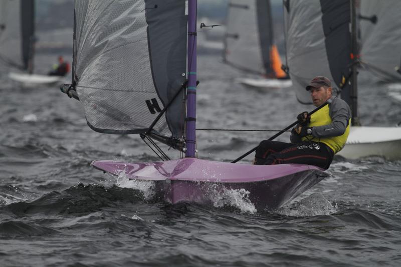 Steve Bolland during the Volvo Noble Marine RS300 Nationals photo copyright Alan Henderson taken at Prestwick Sailing Club and featuring the RS300 class