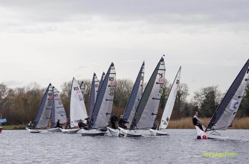 RS300 Spring Championship at Bowmoor photo copyright Derrick Page / Ace Page Foto taken at Bowmoor Sailing Club and featuring the RS300 class