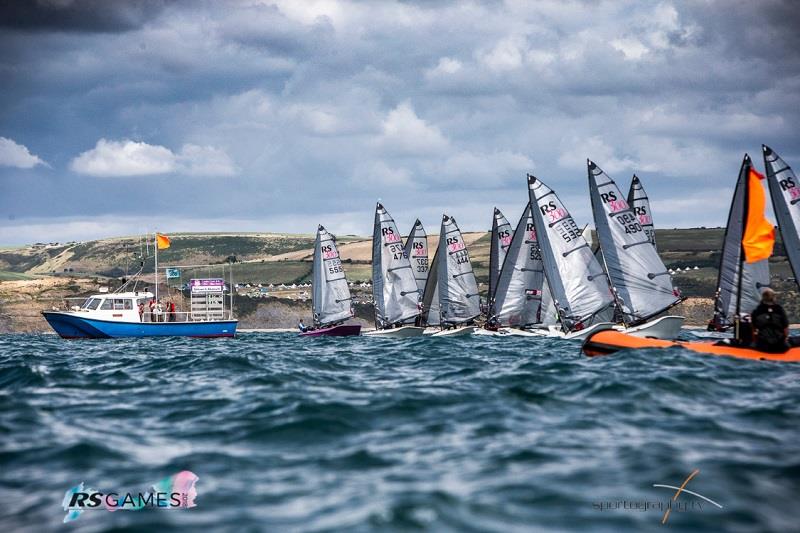 RS300s at the RS Games photo copyright www.Sportography.tv taken at Weymouth & Portland Sailing Academy and featuring the RS300 class