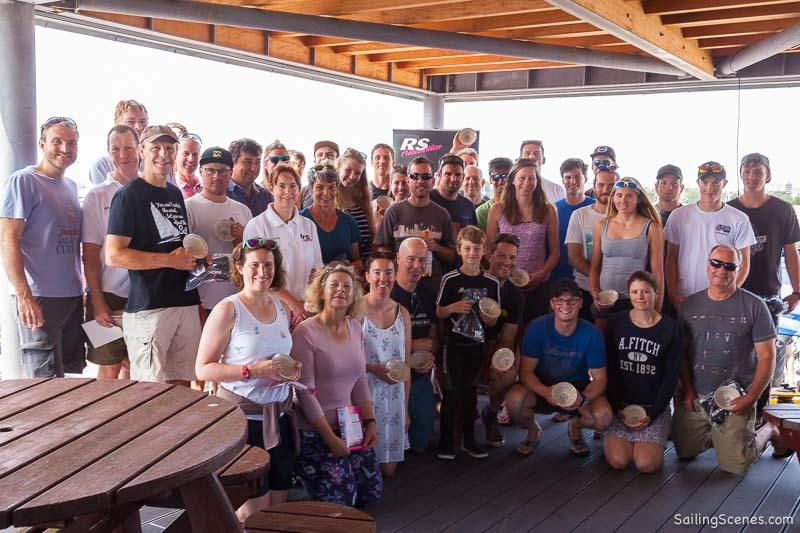 All Prize Winners - Rooster RS Summer Championship photo copyright David Harding taken at Parkstone Yacht Club and featuring the RS300 class