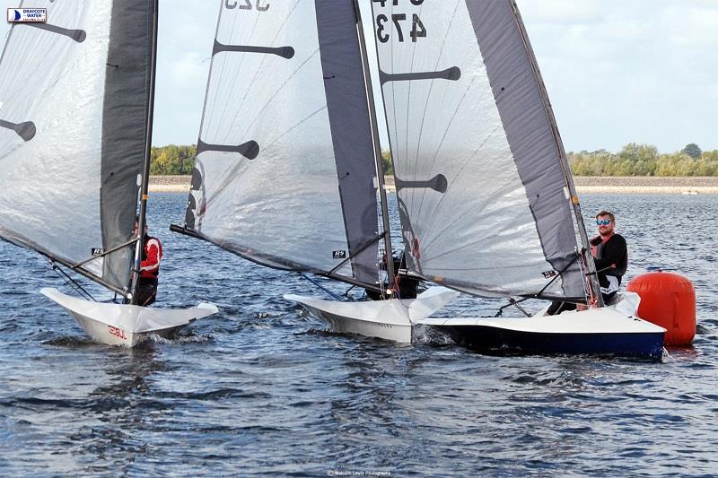 Three close to mark - RS300 Inland Championships 2022 photo copyright Malcolm Lewin taken at Draycote Water Sailing Club and featuring the RS300 class