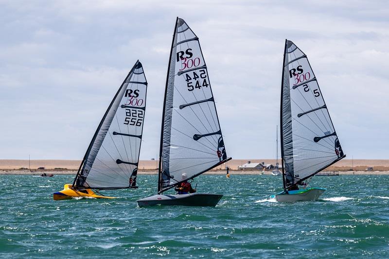 RS300 day two trio by Digital Sailing from RS Games 2022 - photo © Digital Sailing