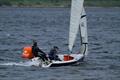 A sporty rounding for Josh and Cate Kerr during the Largs Sailing Club Splashmaps Club Championships © Alastair Kent