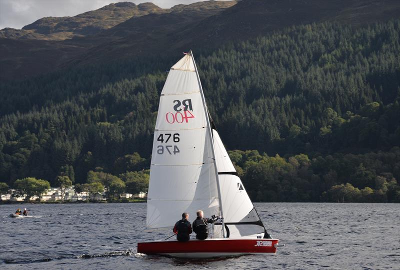 Martin Booth & Keith Bedborough during the RS400 Scottish Travellers event at Loch Earn photo copyright Colin Tait taken at Loch Earn Sailing Club and featuring the RS400 class