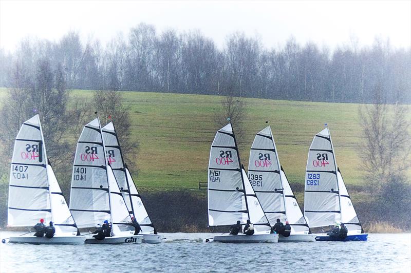 Leigh & Lowton Tipsy Icicle Series Week 3 photo copyright Gerard Van den Hoek taken at Leigh & Lowton Sailing Club and featuring the RS400 class