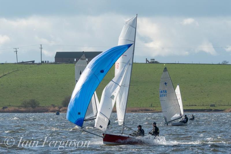 Another windy day for 2019 Blithfield Barrel round 4 photo copyright Iain Ferguson taken at Blithfield Sailing Club and featuring the RS400 class