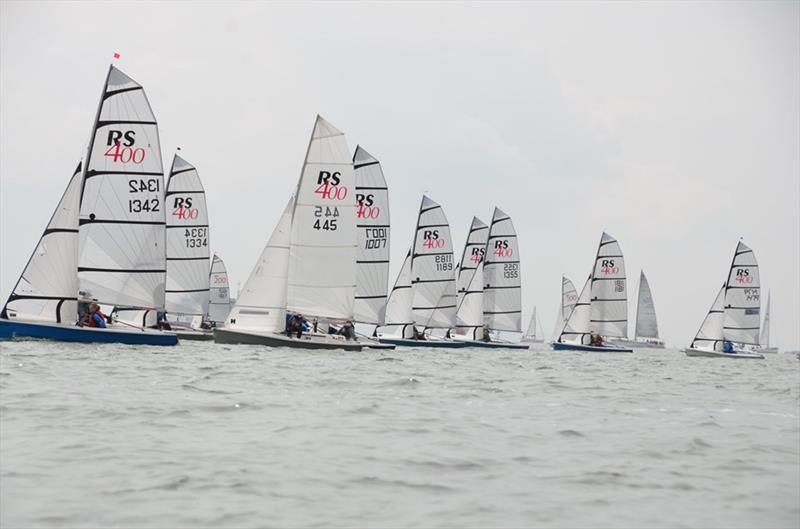 Rooster & Zest RS400 Southern Tour at Warsash photo copyright Andy Buchanan taken at Warsash Sailing Club and featuring the RS400 class