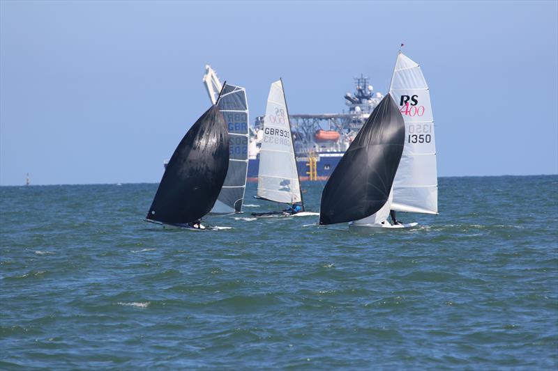 Great Yarmouth & Gorleston Sailing Club Beach Regatta photo copyright Ed Anderson taken at Great Yarmouth & Gorleston Sailing Club and featuring the RS400 class