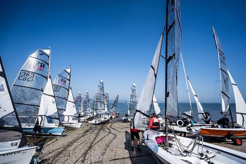 Launching during the 2019 RS400 UK & Irish Nationals photo copyright Bradley Quinn taken at Royal North of Ireland Yacht Club and featuring the RS400 class