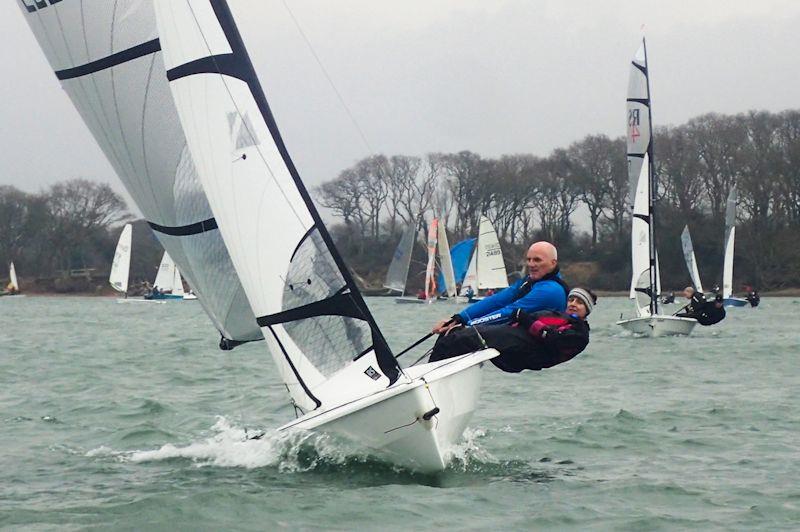 Chichester Yacht Club Snowflake Series day 2 photo copyright Dani McTernan taken at Chichester Yacht Club and featuring the RS400 class