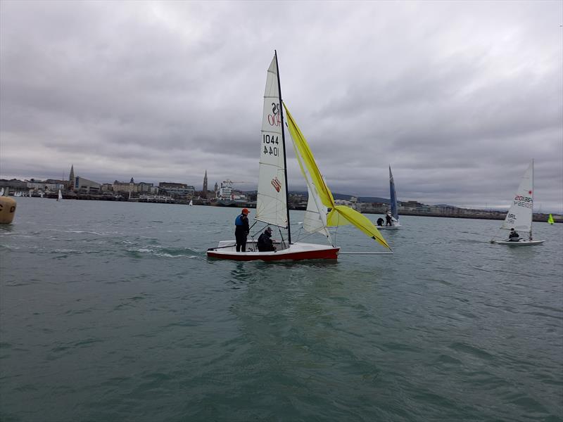 Christmas Cracker 2021 at Dun Laoghaire photo copyright Ian Cutliffe taken at Dun Laoghaire Motor Yacht Club and featuring the RS400 class