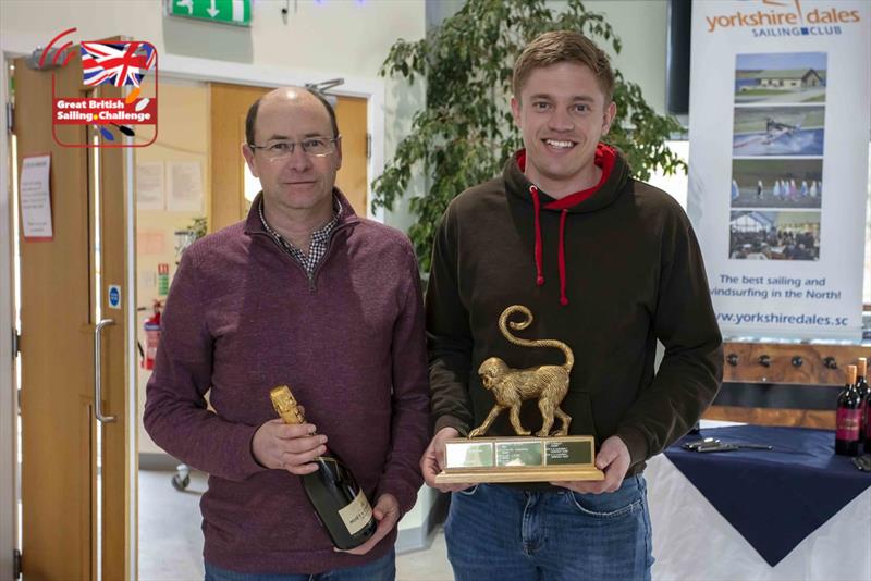 Ollie Groves and Martin Penty (RS400) win the Yorkshire Dales Brass Monkey 2022 - photo © Tim Olin / www.olinphoto.co.uk