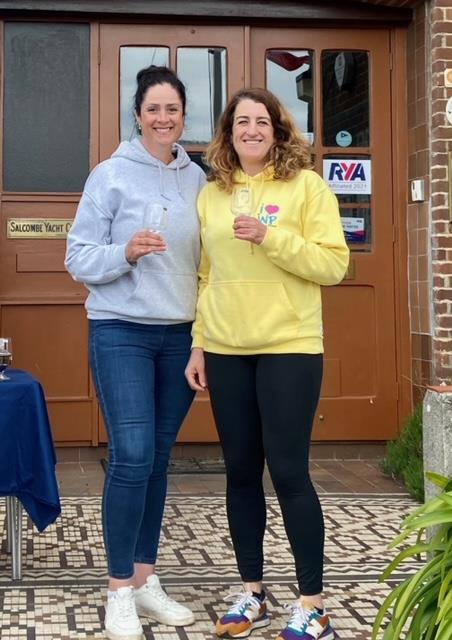 Caroline Whitehouse and Trisha Clancy finish 2nd in the Rooster West Country Boat Repairs RS400 Southern Tour at Salcombe photo copyright Trisha Clancy taken at Salcombe Yacht Club and featuring the RS400 class