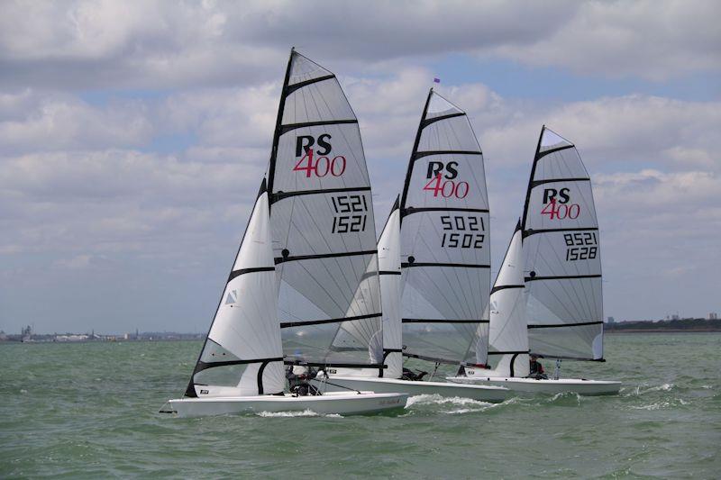 Rooster West Country Boat Repairs RS400 Southern Tour at Warsash photo copyright Richard Jarman taken at Warsash Sailing Club and featuring the RS400 class