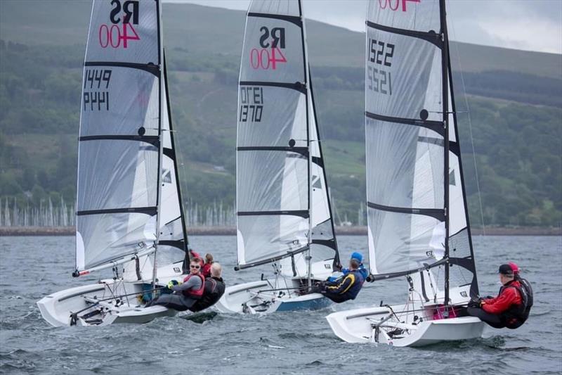 RS400s at Largs photo copyright Marc Turner taken at Largs Sailing Club and featuring the RS400 class