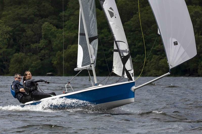 RS400s in the Lord Birkett Trophy at Ullswater photo copyright Tim Olin / www.olinphoto.co.uk taken at Ullswater Yacht Club and featuring the RS400 class