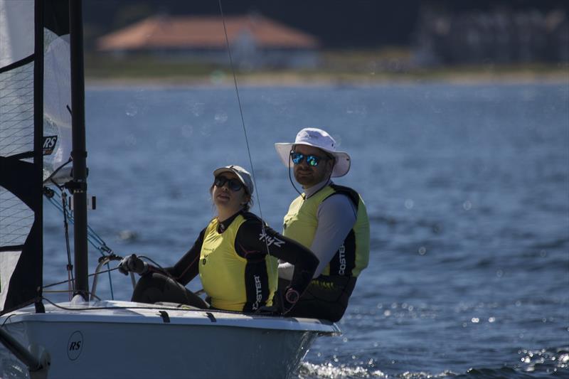 Chris Eames and Rachel Tilley - Noble Marine Rooster RS400 Nationals day 4 photo copyright Steve Fraser taken at East Lothian Yacht Club and featuring the RS400 class