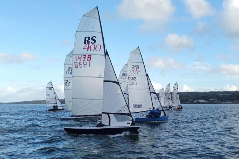 Day 1 of the Rockshore / Bosun Bobs RS400 Winter Series at Royal North of Ireland YC photo copyright Gerry Reid taken at Royal North of Ireland Yacht Club and featuring the RS400 class