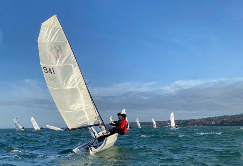 Day 2 of the Rockshore / Bosun Bobs RS400 Winter Series at Royal North of Ireland YC photo copyright Mo Black taken at Royal North of Ireland Yacht Club and featuring the RS400 class