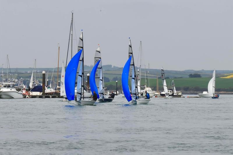RS400s at Salcombe photo copyright Lucy Burn taken at Salcombe Yacht Club and featuring the RS400 class